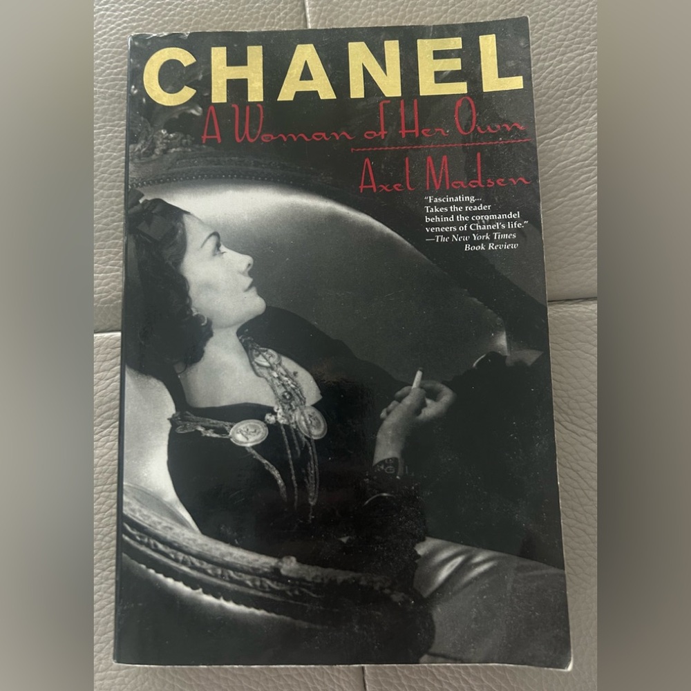 CHANEL Black & Red Vintage-Style Coffee Table Book